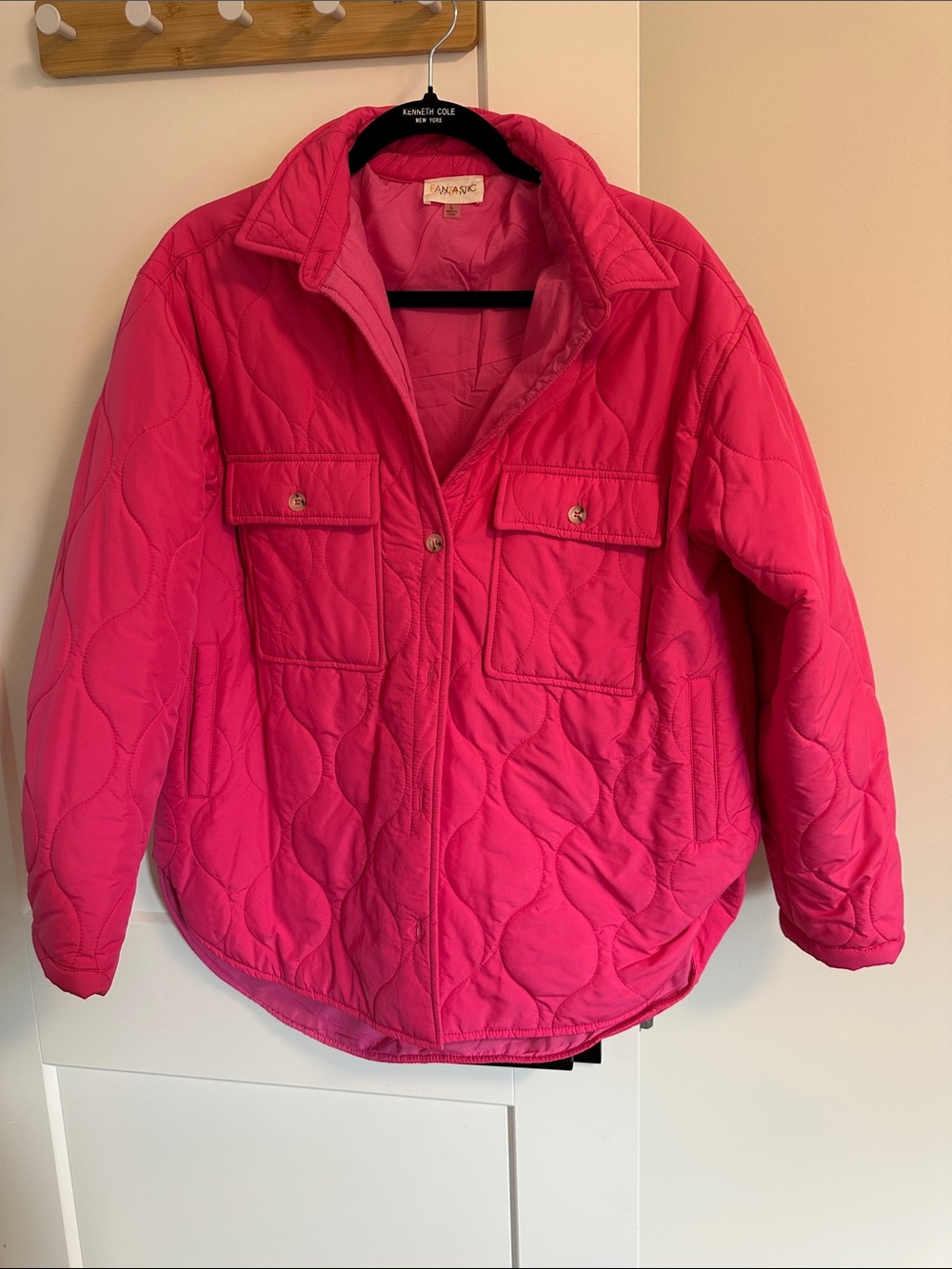 Fantastic Fawn Pink Quilted Shacket